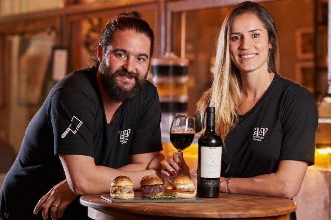 Mari e Daniel Braga sócios do bistrô Hidden