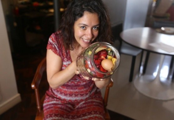 Na casa de Carina Bernardes, os produtos recicláveis têm o destino correto