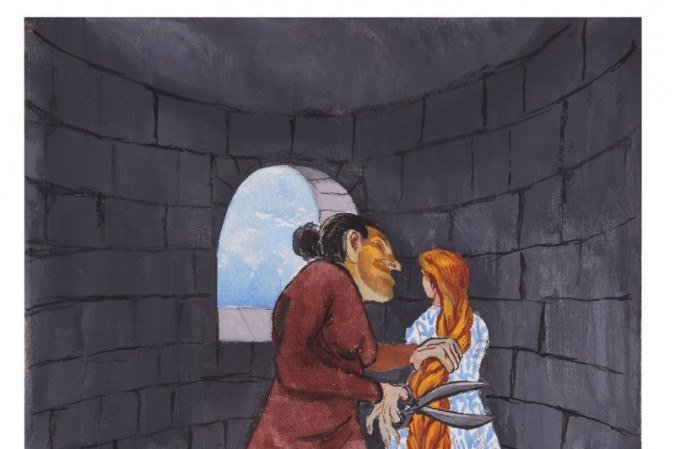 Rapunzel - Ilustração Renato Moriconi para O livro de ouro dos contos de fadas - (crédito: Renato Moriconi/Divulgação) Rapunzel - Ilustração Renato Moriconi para O livro de ouro dos contos de fadas - (crédito: Renato Moriconi/Divulgação)