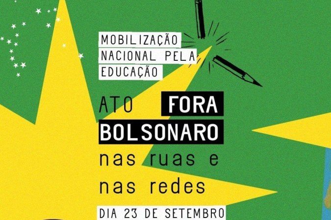 Entidades estudantis convocam ato para esta quarta-feira (23/9) -  (crédito: Twitter / Reprodução)