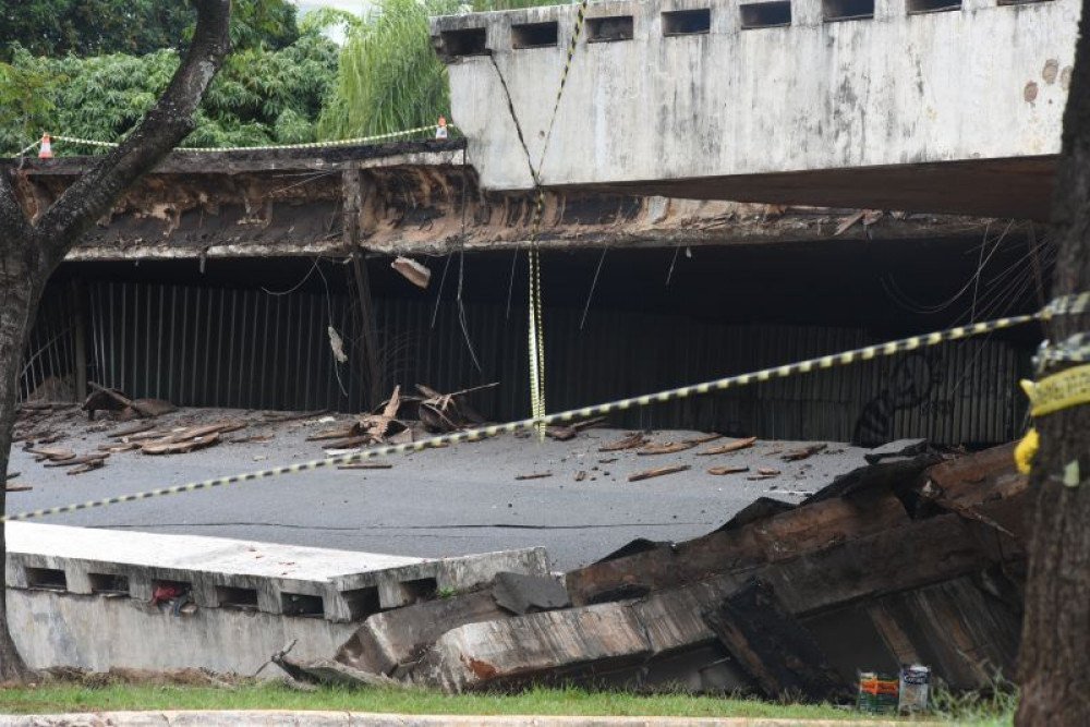 Desabamento viaduto Galeria dos Estados