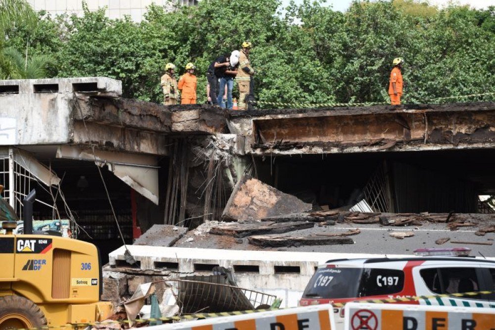 Desabamento viaduto Galeria dos Estados