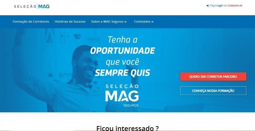 MAG Seguros está com mais de 40 vagas de emprego e estágio abertas