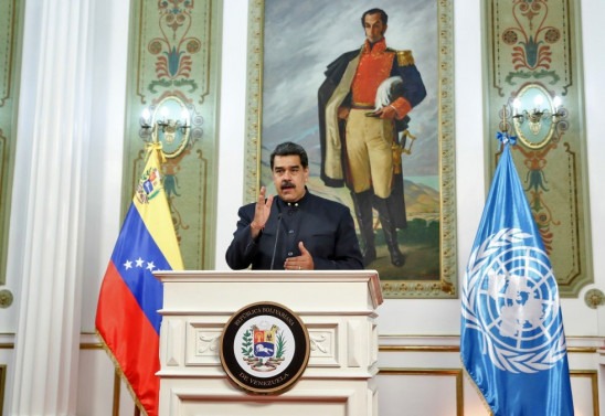 MARCELO GARCIA / VENEZUELAN PRESIDENCY / AFP