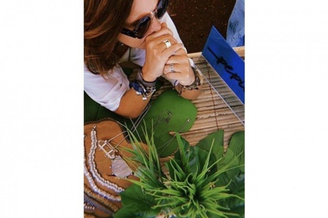 Revendedora de artesãs, Luciana Guimarães precisou de um tempo para digerir o novo normal