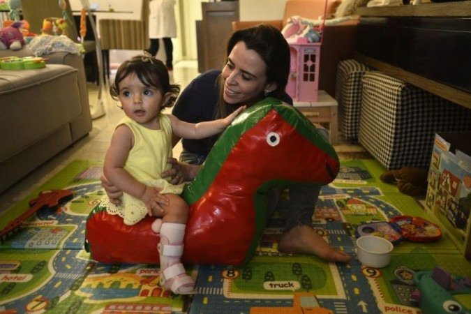 Brasiliense que luta contra a Atrofia Muscular Espinhal, ( AME )