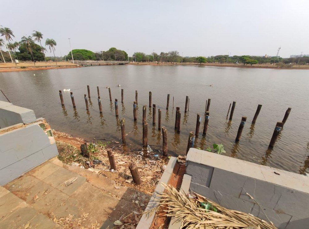 A obra é resultado da parceira público-privada ente a Administração do Parque da Cidade e o Festival Flutua. 