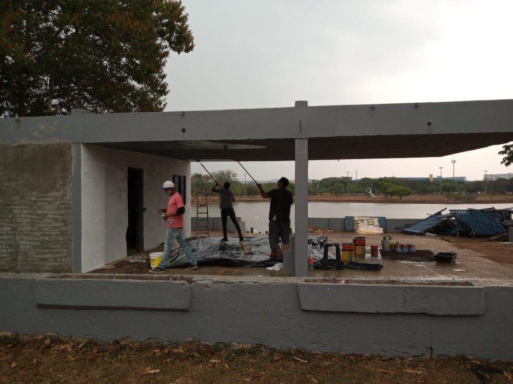 O pedalinho do parque da cidade estava desativado há décadas. 