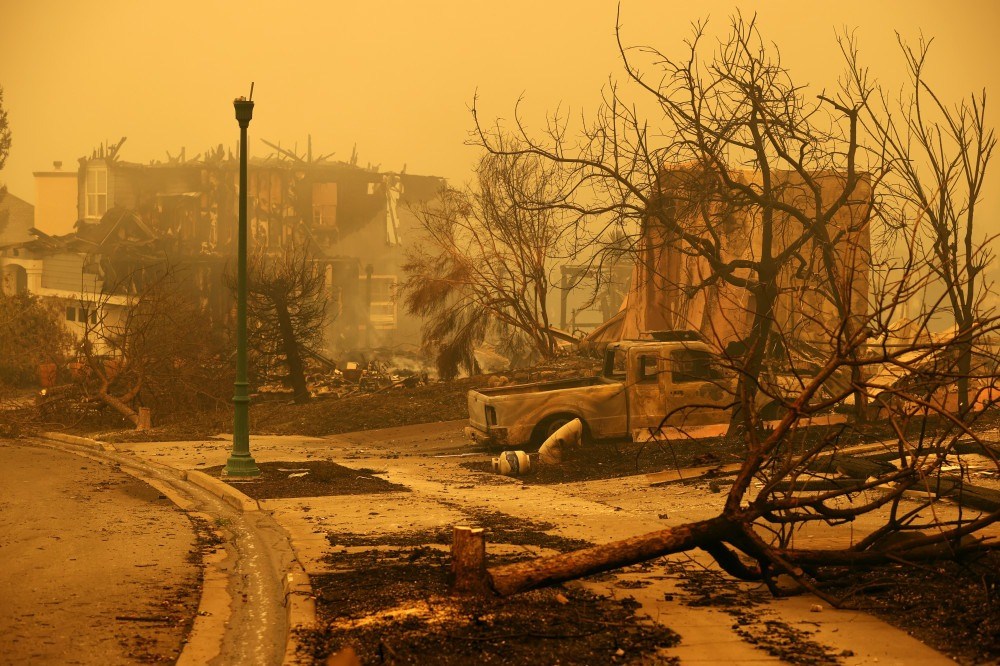 Incêndios devoram vinhedos do vale de Napa nos Estados Unidos