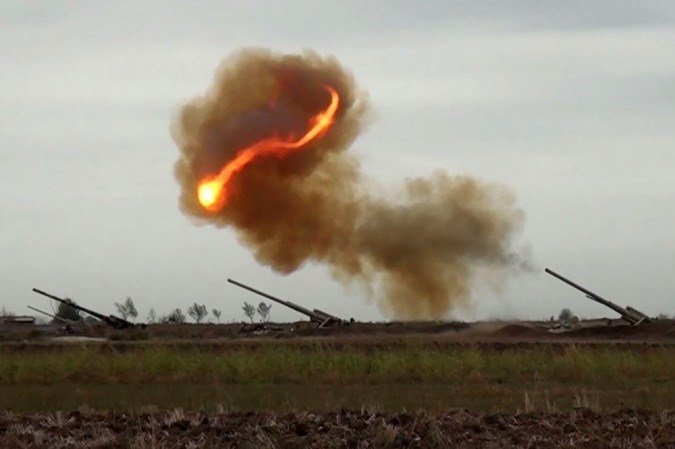 (crédito: HANDOUT / AZERBAIJANI DEFENCE MINISTRY / AFP) (crédito: HANDOUT / AZERBAIJANI DEFENCE MINISTRY / AFP)