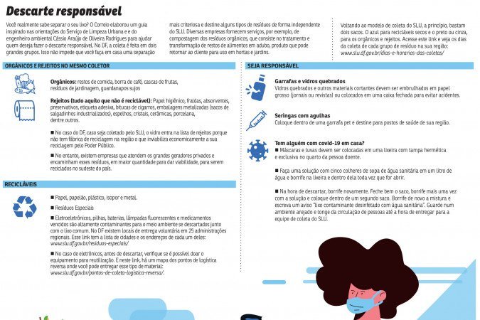 Recomendações para o descarte adequado de resíduos