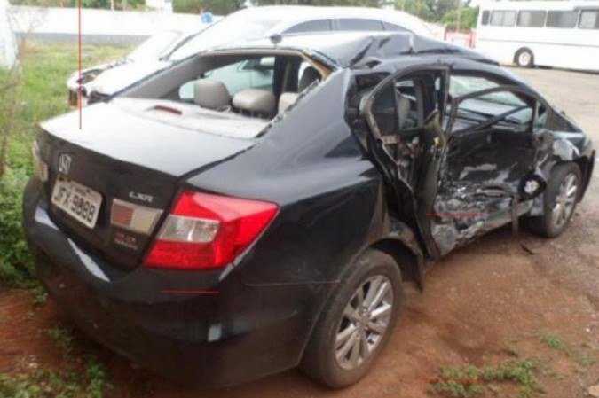 Carro deu perda total e grupo recebia o valor do seguro
