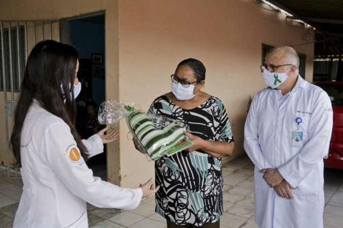 Lilian é mãe do doar Wenderson 
