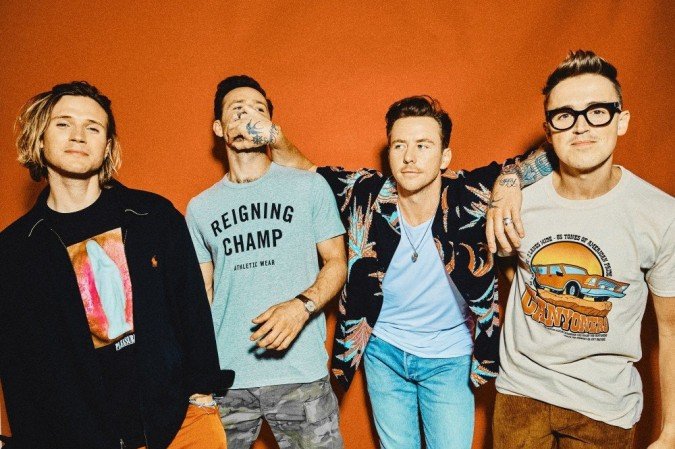 Dá esquerda para direita Dougie Poynter, Harry Judd, Danny Jones e Tom Fletcher, membros do McFly - (crédito: BMG/Divulgação) Dá esquerda para direita Dougie Poynter, Harry Judd, Danny Jones e Tom Fletcher, membros do McFly - (crédito: BMG/Divulgação)