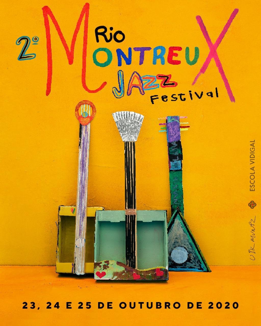 Cartaz da edição de 2020 do Rio Montreux Jazz Festival