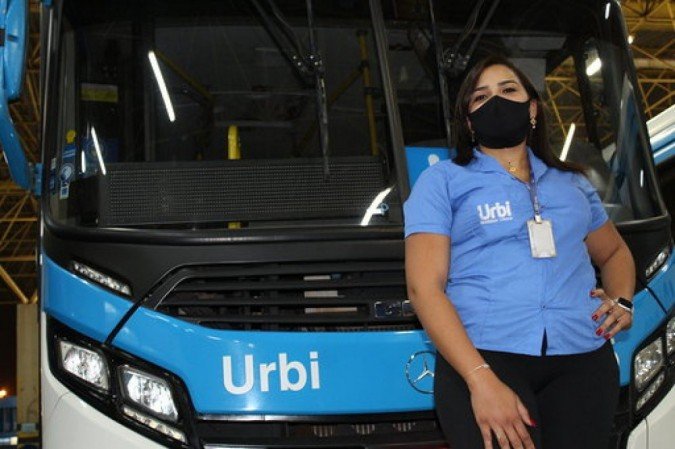 Fabrícia Borges,30 anos,  manobrista da Urbi 