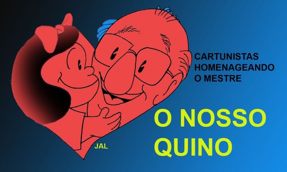 Homenagem da Associação dos Cartunistas do Brasil ao argentino Quino