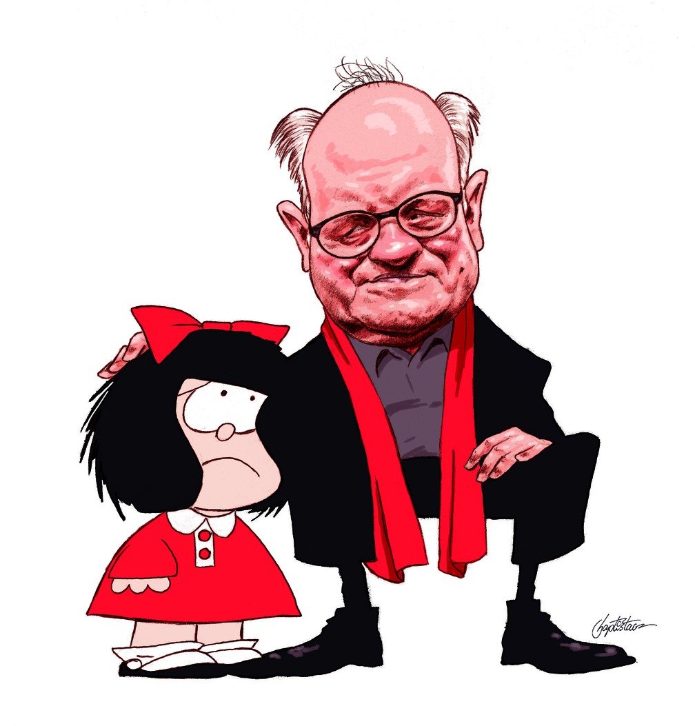 Homenagem da Associação dos Cartunistas do Brasil ao argentino Quino