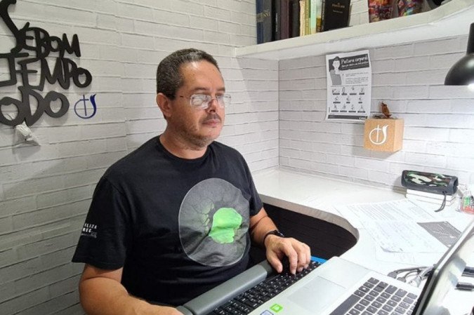 O assessor técnico do Banco do Brasil Junio Cesar Cruz defende o home office - (crédito: Arquivo Pessoal) O assessor técnico do Banco do Brasil Junio Cesar Cruz defende o home office - (crédito: Arquivo Pessoal)