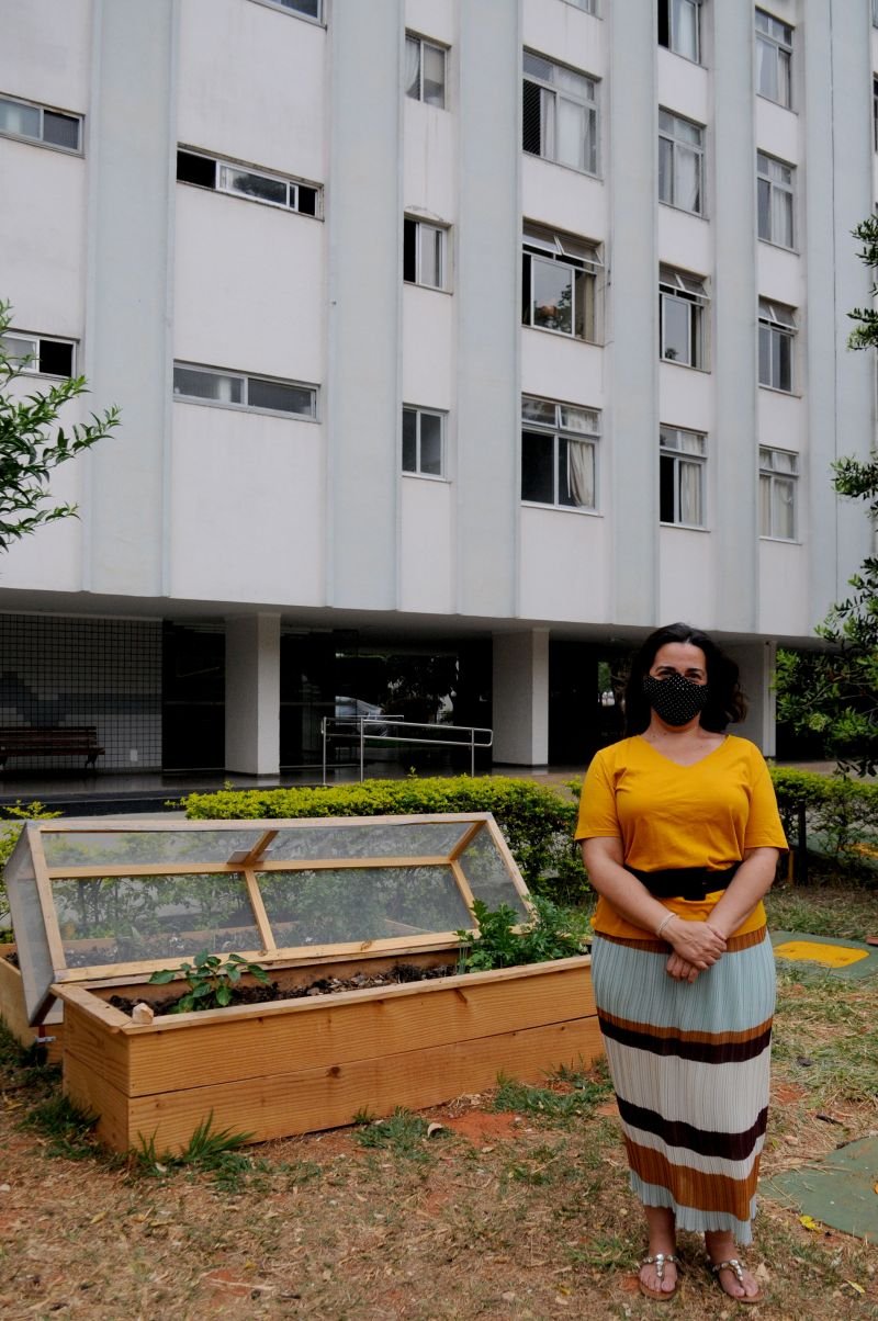 Arquiteta e urbanista Ana Maria Arsky, responsável pelo projeto de compostagem no Bloco J da 210 Sul