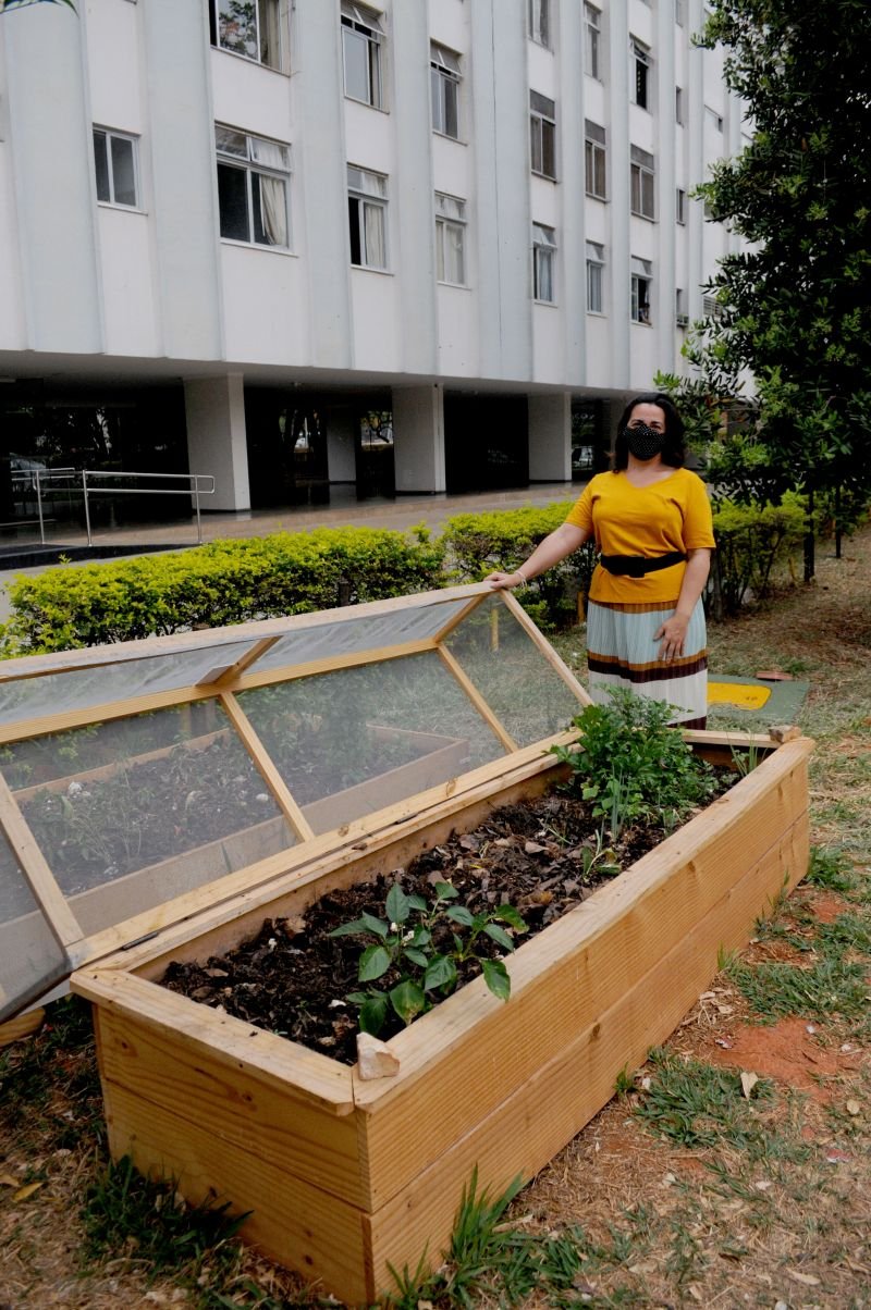 Arquiteta e urbanista Ana Maria Arsky, responsável pelo projeto de compostagem no Bloco J da 210 Sul