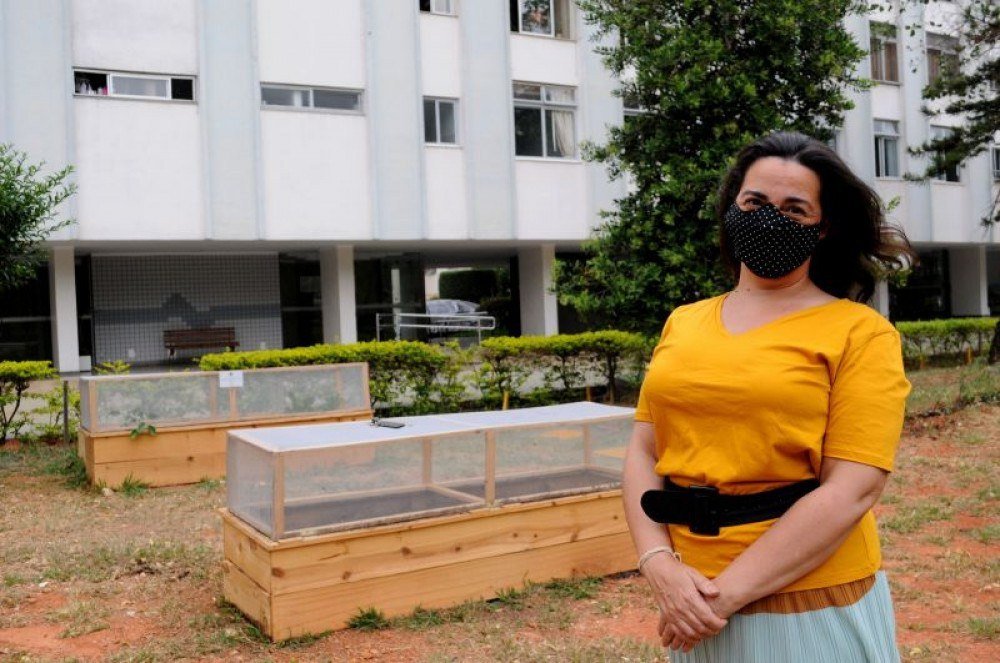 Arquiteta e urbanista Ana Maria Arsky, responsável pelo projeto de compostagem no Bloco J da 210 Sul