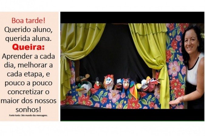 A professora Lourdes Cosmo descobriu no boa tarde uma forma de engajar os alunos na plataforma