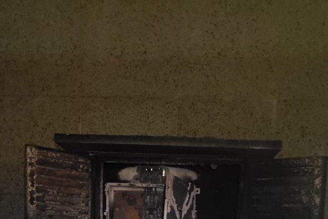 A causa das chamas teria sido um curto-circuito na casa de máquinas do Hospital Santa Lúcia Norte