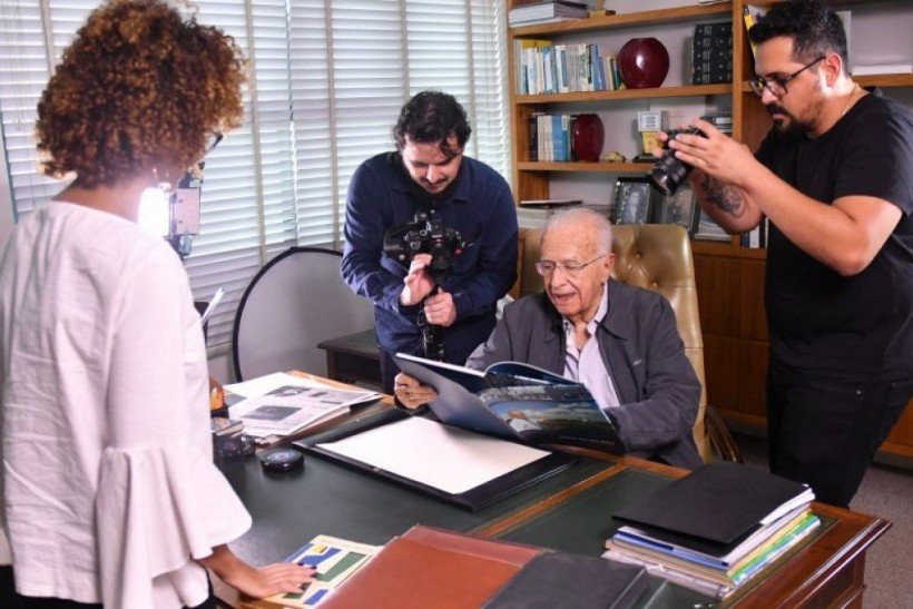 Documentário 'Brasília e seus pioneiros'. Na foto, Osorio Adriano
