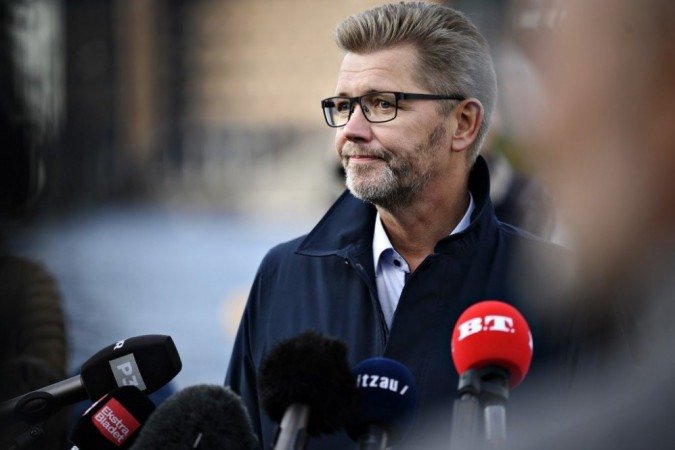 O prefeito de Copenhague, Frank Jensen, dá uma entrevista coletiva nas Ilhas Brygge em Copenhague em 19 de outubro de 2020. - (crédito: Philip Davali / Ritzau Scanpix / AFP) O prefeito de Copenhague, Frank Jensen, dá uma entrevista coletiva nas Ilhas Brygge em Copenhague em 19 de outubro de 2020. - (crédito: Philip Davali / Ritzau Scanpix / AFP)