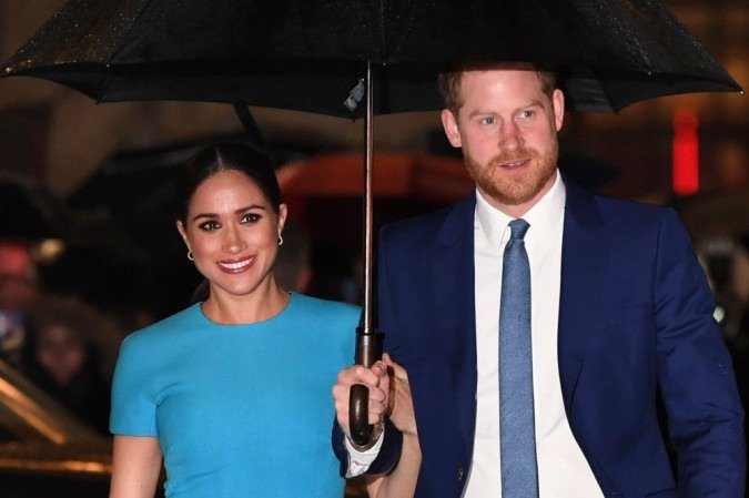 Meghan Markle e Harry não querem ir dos EUA para a Inglaterra no Natal por causa da pandemia de covid-19 - (crédito: AFP / DANIEL LEAL-OLIVAS) Meghan Markle e Harry não querem ir dos EUA para a Inglaterra no Natal por causa da pandemia de covid-19 - (crédito: AFP / DANIEL LEAL-OLIVAS)