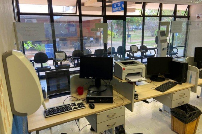 Órgão adotará série de medidas para garantir segurança de funcionários e da população -  (crédito: DER-DF/Divulgação)