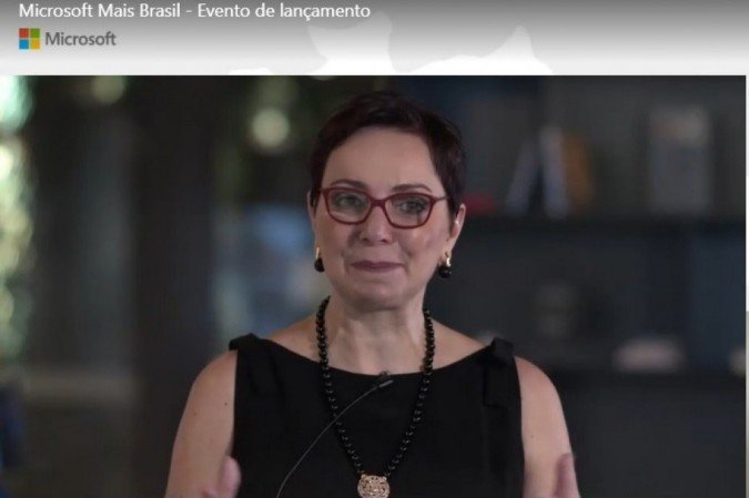 Tânia Cosentino, presidente da Microsoft Brasil: é preciso formar mais profissionais - (crédito: Reprodução evento digital de lançamento ) Tânia Cosentino, presidente da Microsoft Brasil: é preciso formar mais profissionais - (crédito: Reprodução evento digital de lançamento )