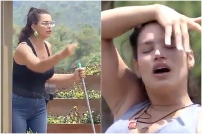 O clima esquentou n'A Fazenda 12 (mais uma vez) -  (crédito: Reprodução/Twitter/PlayPlus/Record TV)