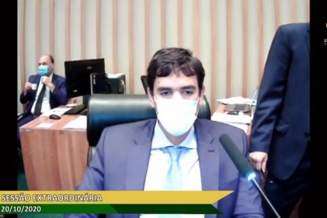 Presidente da CLDF, Rafael Prudente (MDB) pediu aos parlamentares que protocolem as emendas até as 12h desta quarta-feira. - (crédito: Reprodução/Youtube) Presidente da CLDF, Rafael Prudente (MDB) pediu aos parlamentares que protocolem as emendas até as 12h desta quarta-feira. - (crédito: Reprodução/Youtube)