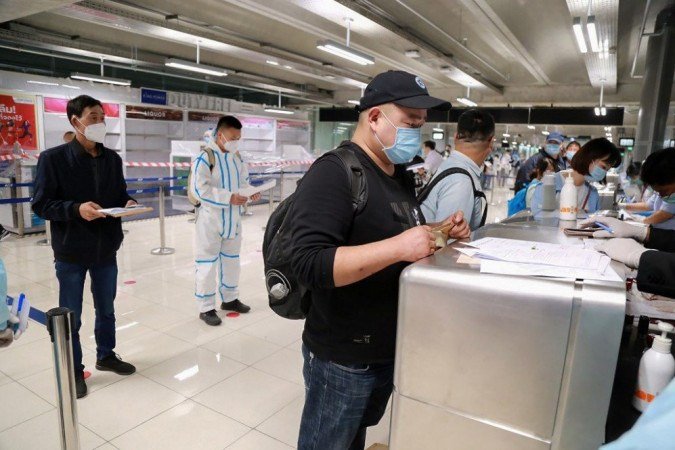 (crédito: Handout / Aeroportos da Tailândia / AFP) (crédito: Handout / Aeroportos da Tailândia / AFP)