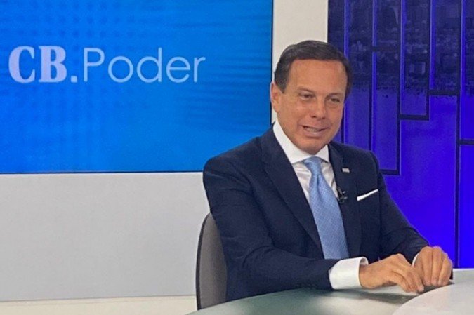 Governador João Doria no programa CB Poder desta quarta-feira - (crédito: Ana Dubeux/CB/D.A.Press) Governador João Doria no programa CB Poder desta quarta-feira - (crédito: Ana Dubeux/CB/D.A.Press)
