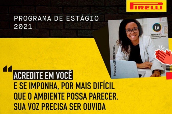 (crédito: Divulgação/Pirelli) (crédito: Divulgação/Pirelli)