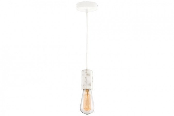 Pendente Marmorizado Branco, da Etna (R$ 99,99)