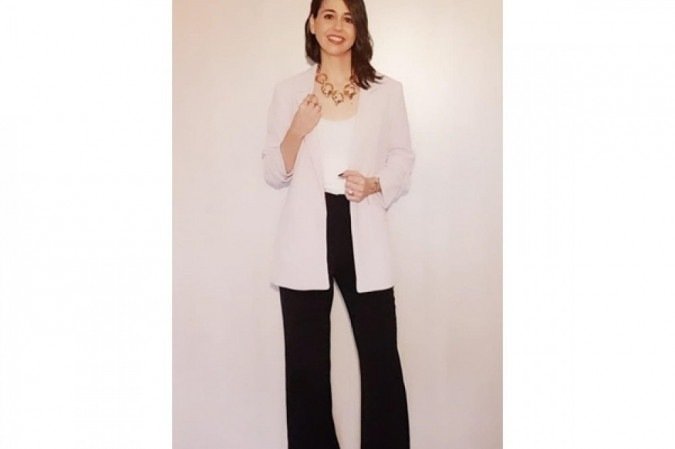 Terceira peça no frio e no calor. Veridiana Godoy