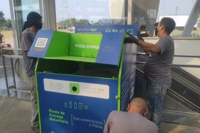 Os resíduos passarão por triagem e, em seguida, serão encaminhados para reciclagem - (crédito: Metrô-DF/ divulgação) Os resíduos passarão por triagem e, em seguida, serão encaminhados para reciclagem - (crédito: Metrô-DF/ divulgação)