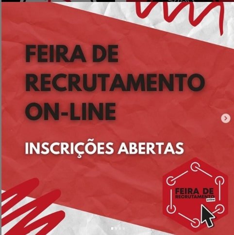 (crédito: Reprodução Feira de Recrutamento) (crédito: Reprodução Feira de Recrutamento)