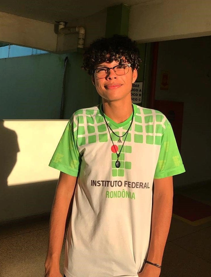  Aos 15 anos, estudante se mudou de Jaci (RO) para estudar no IFRO, em Porto Velho  