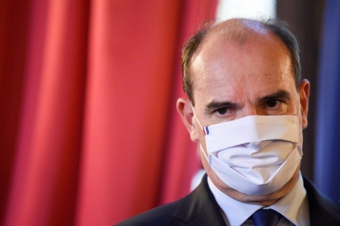 Primeiro-ministro francês Jean Castex reconhece que foi surpreendido pela velocidade dos novos casos de covid-19 no país - (crédito: FP / POOL / NICOLAS TUCAT) Primeiro-ministro francês Jean Castex reconhece que foi surpreendido pela velocidade dos novos casos de covid-19 no país - (crédito: FP / POOL / NICOLAS TUCAT)
