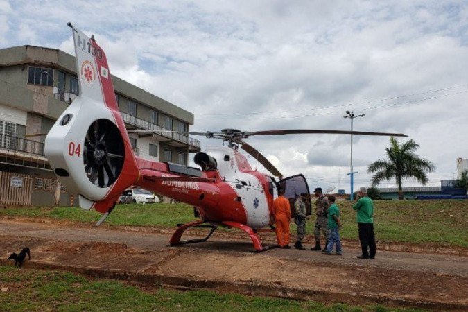 Estado de policial militar baleado é grave - (crédito: Divulgação/CBMDF) Estado de policial militar baleado é grave - (crédito: Divulgação/CBMDF)