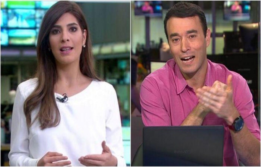 Jornalistas Andréia Sadi e André Rizek serão pais de gêmeos