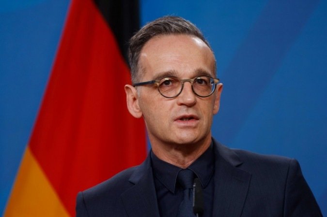 Ministro alemão Heiko Maas desejou uma jornada eleitoral ''pacífica'' aos EUA -  (crédito: AFP/ Odd Andersen)