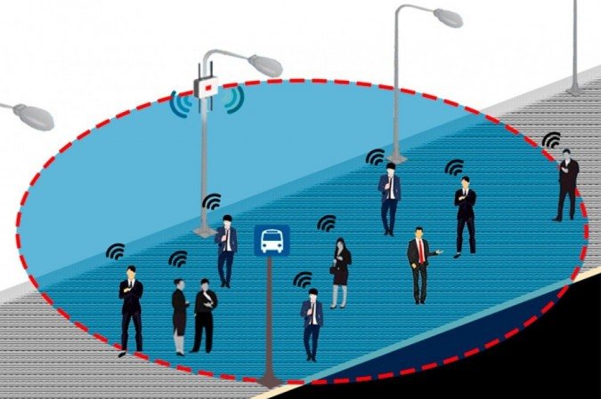Aplicativo desenvolvido por estudantes da UNIR vai emitir alertas para usuários de locais que estejam aglomerados -  (crédito: Samsung Ocean/Divulgação)