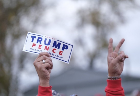 Election Day. J.D. Pooley/Getty Images/AF