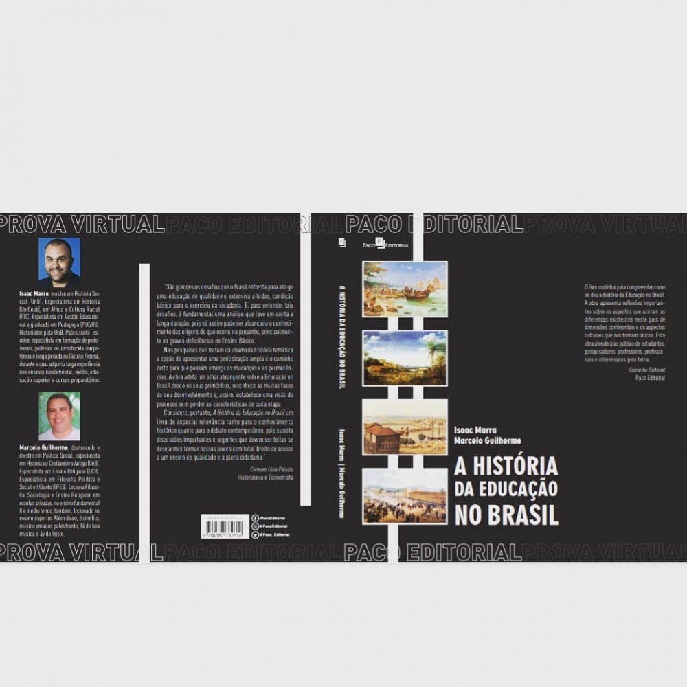 Capa do livro A Hist&oacute;ria da Educa&ccedil;&atilde;o no Brasil, publicado em 7 de outubro. O livro traz um panorama amplo da hist&oacute;ria da educa&ccedil;&atilde;o no pa&iacute;s, com linguagem f&aacute;cil